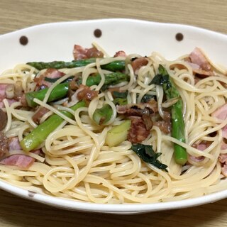 ベーコン梅パスタ